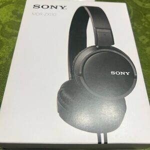 Sony MDR-ZX110 Black Over-Ear Headphones 🌸